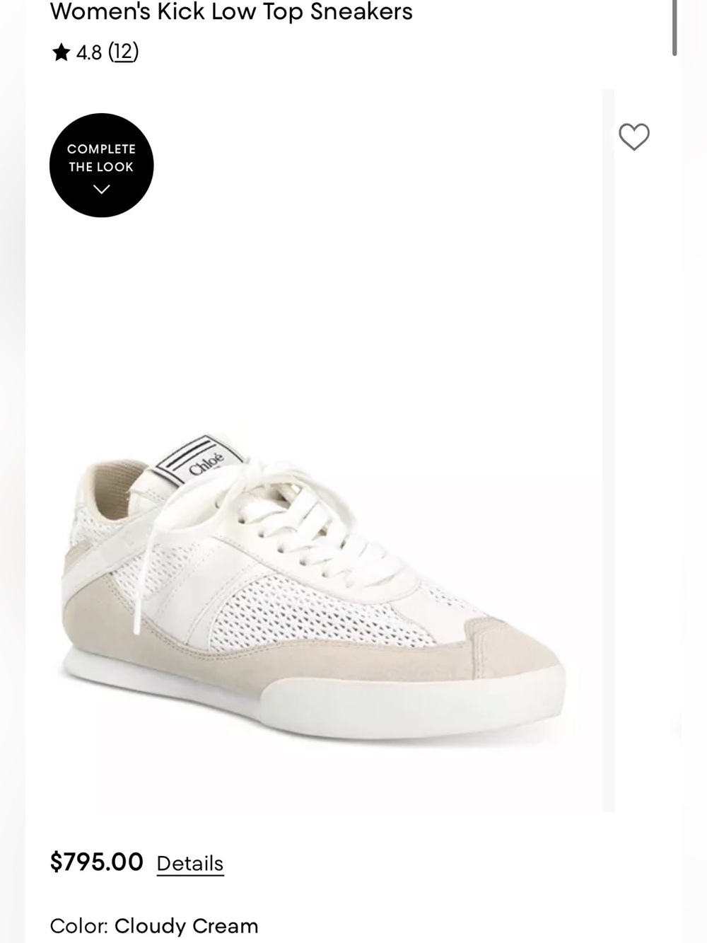 Chloé Women's Kick Low Top Sneakers